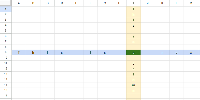 The Spreadsheet Grid